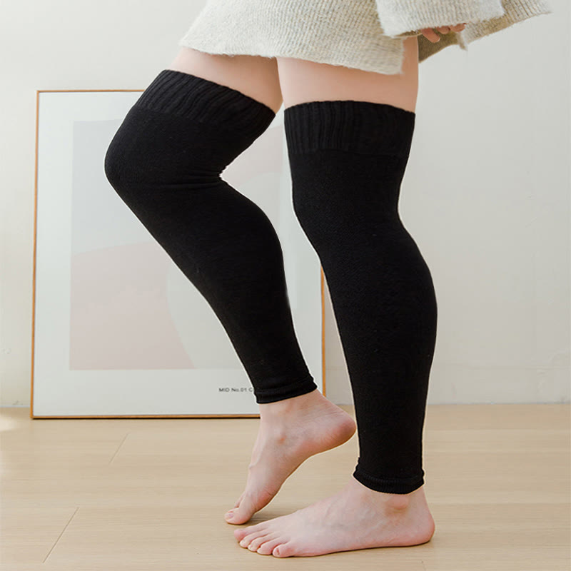 Manchons cuissardes grande taille sans orteils (7 paires)