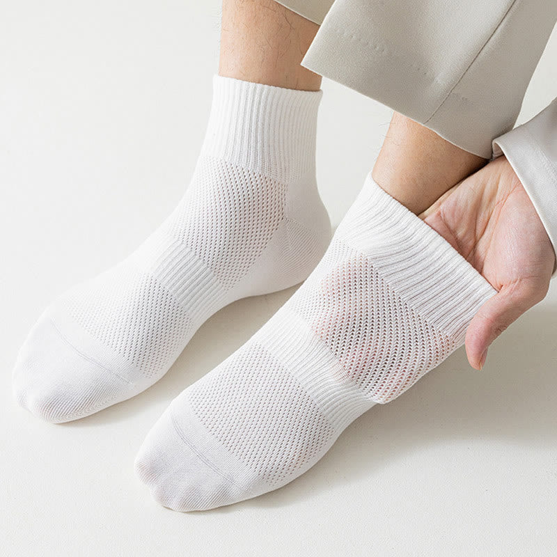 Chaussettes mi-mollet en maille sans couture grande taille (5 paires)