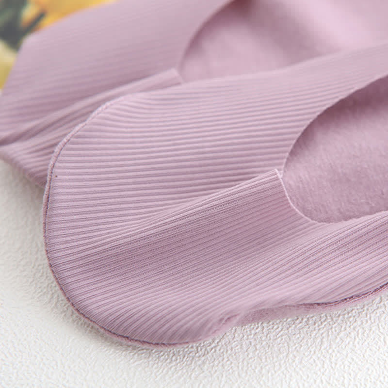 Chaussettes antidérapantes invisibles grande taille (7 paires)