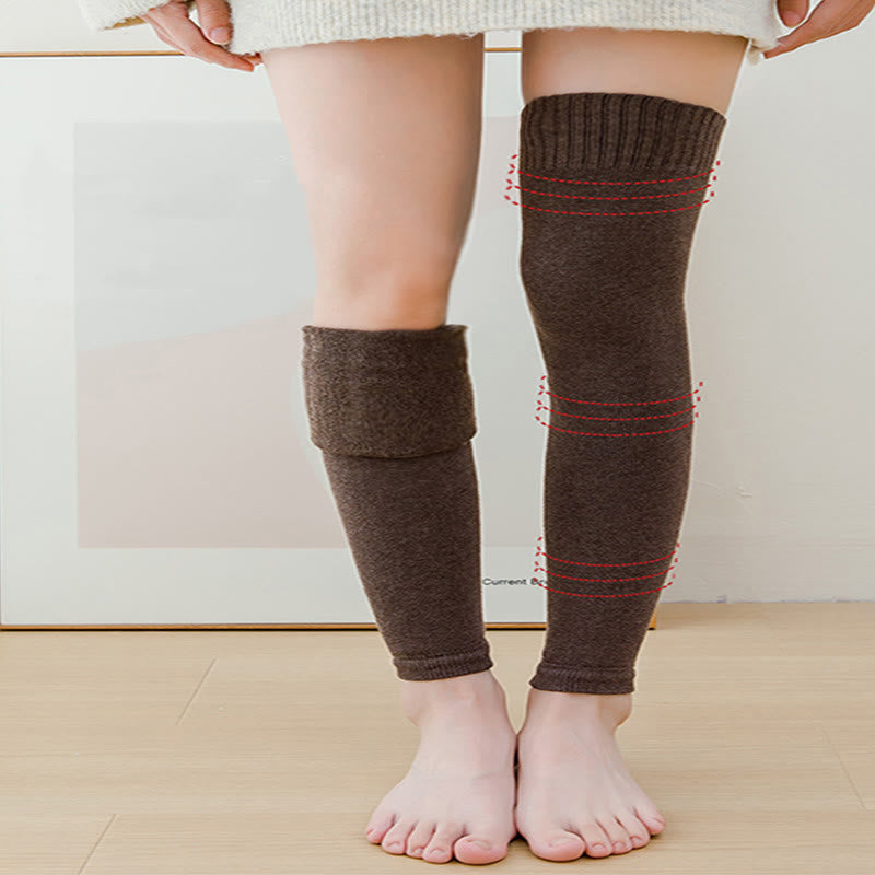 Manchons cuissardes grande taille sans orteils (7 paires)
