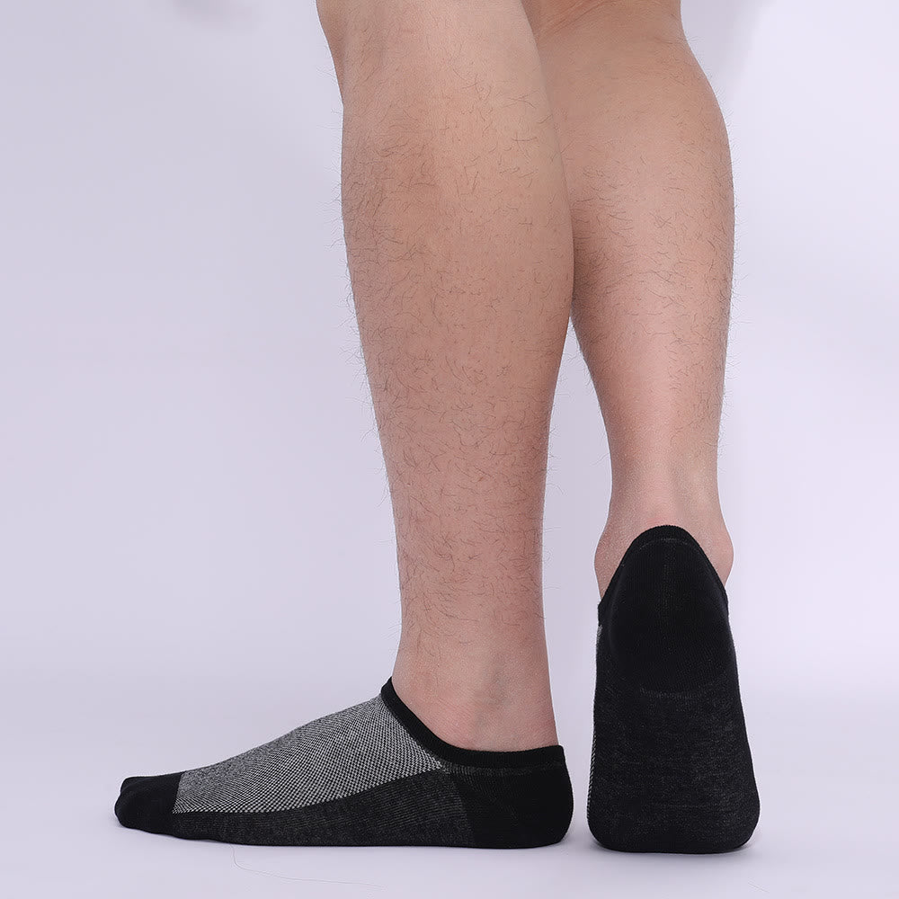 Chaussettes invisibles en maille grande taille (3 paires)