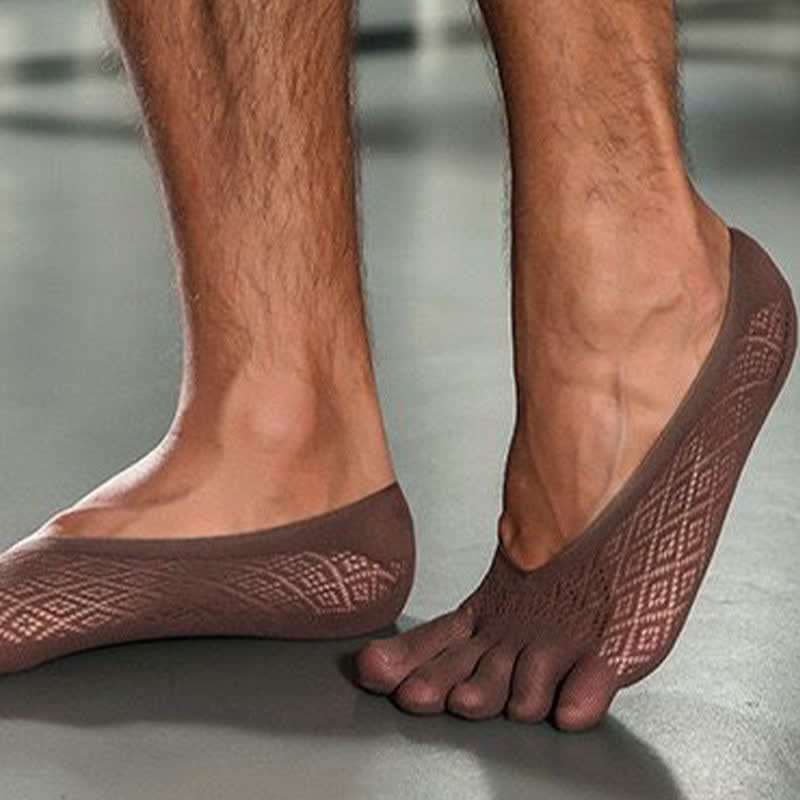 Chaussettes d'alignement des cinq orteils grande taille (6 paires)