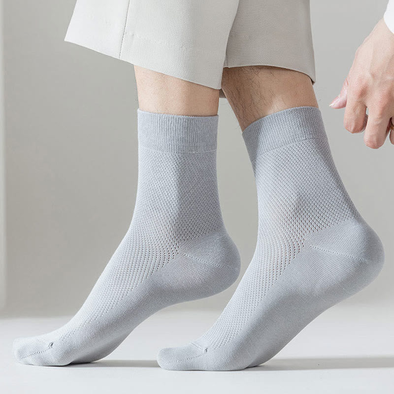 Chaussettes mi-mollet multicolores grande taille (5 paires)
