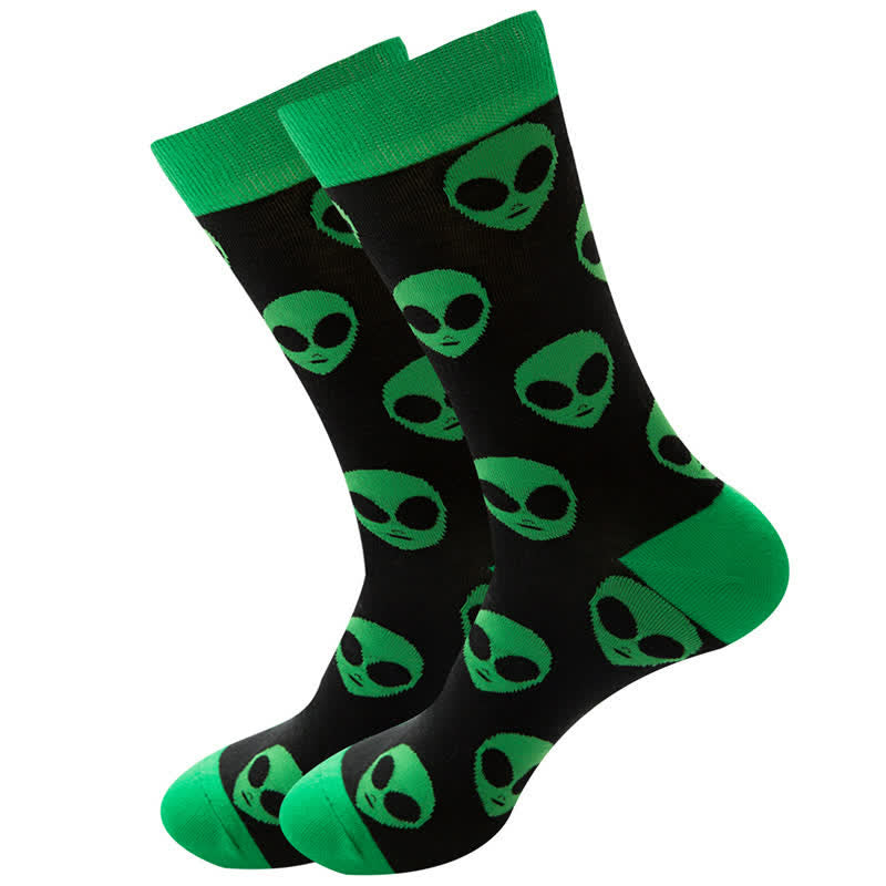 Chaussettes tendance en coton pour Halloween (5 paires) - image 4