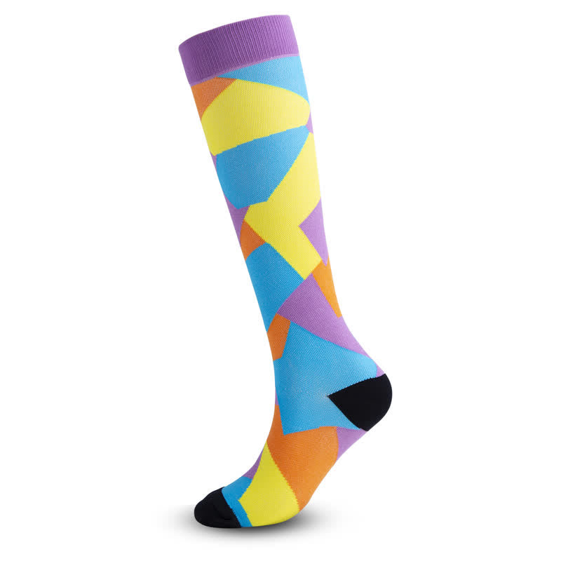 Chaussettes de compression colorées (4 paires)