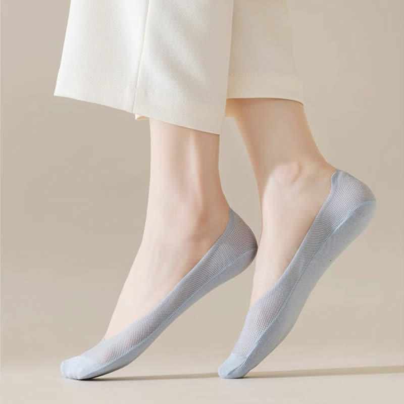 Chaussettes bateau en maille grande taille (7 paires)