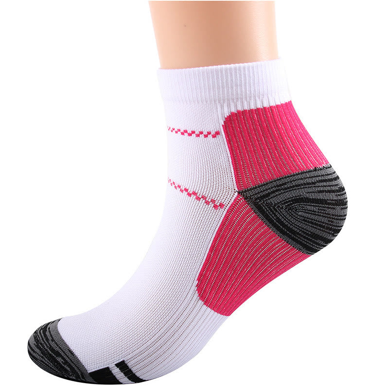 Chaussettes de compression élastiques de sport Plusock pour chevilles (10 paires) - Rose - L/XL - image 18