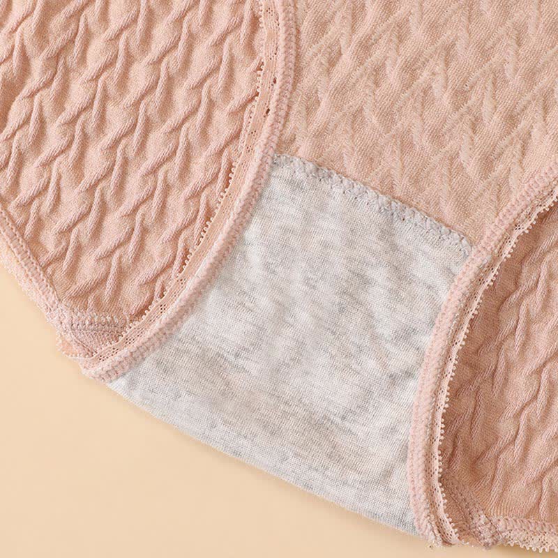 Culotte taille haute avec nœud papillon grande taille (5 paires)