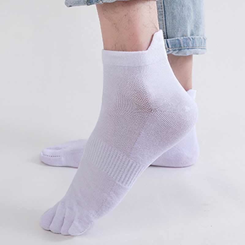 Chaussettes antibactériennes d'alignement à cinq orteils grande taille (5 paires)