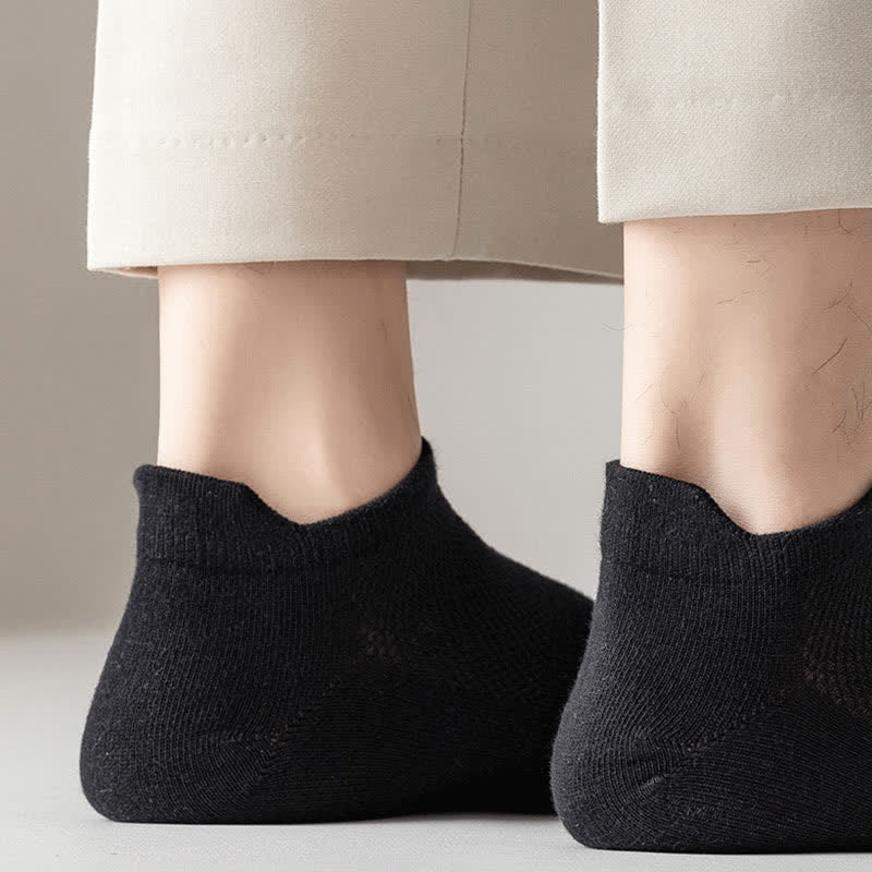 Chaussettes respirantes à la cheville grande taille (5 paires)