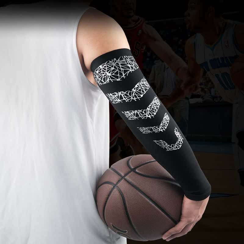 Manchons de compression sportifs imprimés artistiquement - image 2