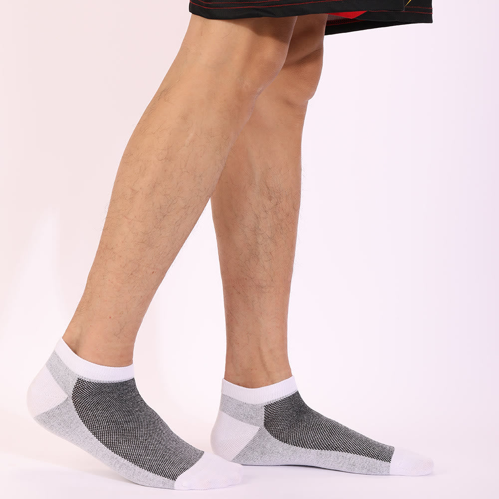 Chaussettes hautes à coutures colorées (3 paires)