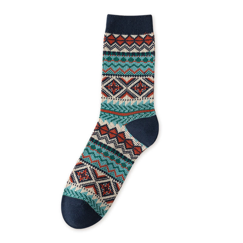Chaussettes rétro respirantes mi-mollet (3 paires) - image 17