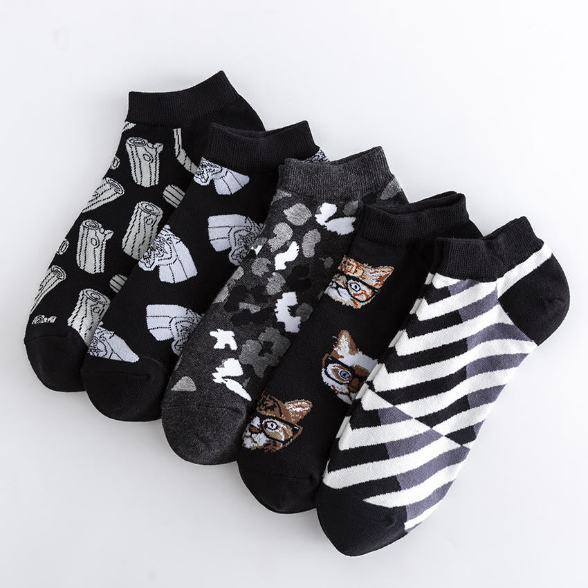 Chaussettes à motif arbre grande taille (5 paires)