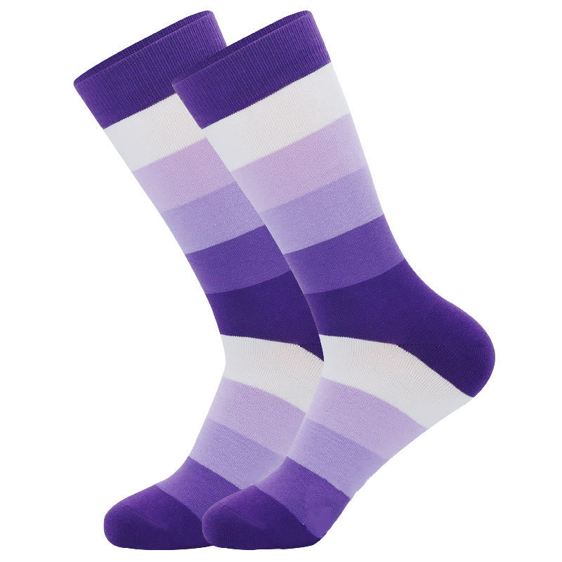 Chaussettes fantaisie colorées et lumineuses (5 paires)