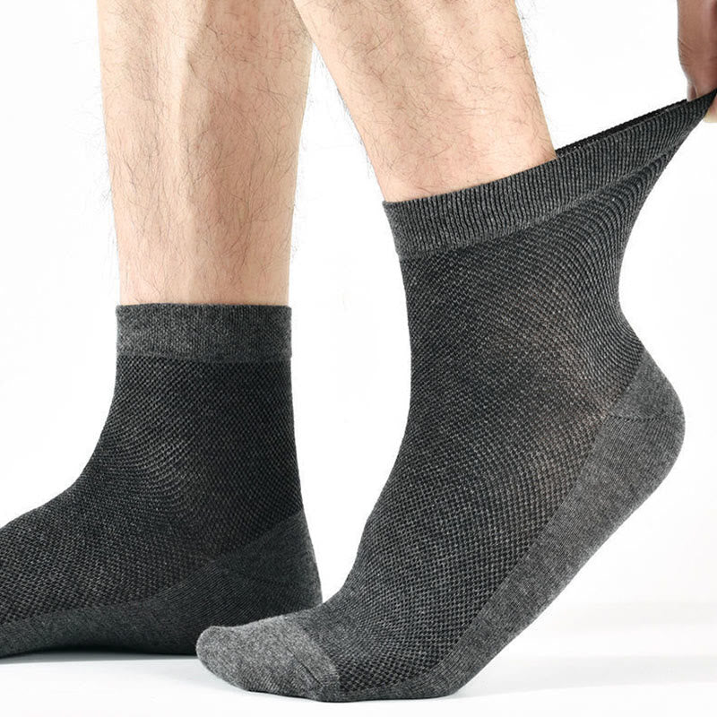 Chaussettes mi-mollet en maille grande taille (10 paires)
