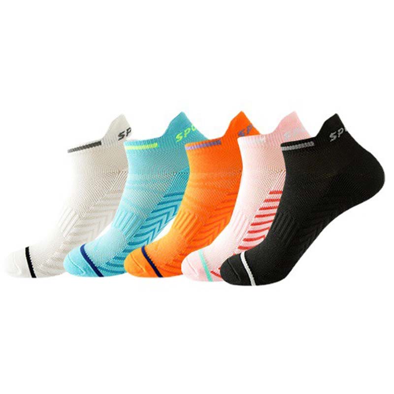 Chaussettes de compression rembourrées pour la course à pied (5 paires) - Multicolore - L - image 11
