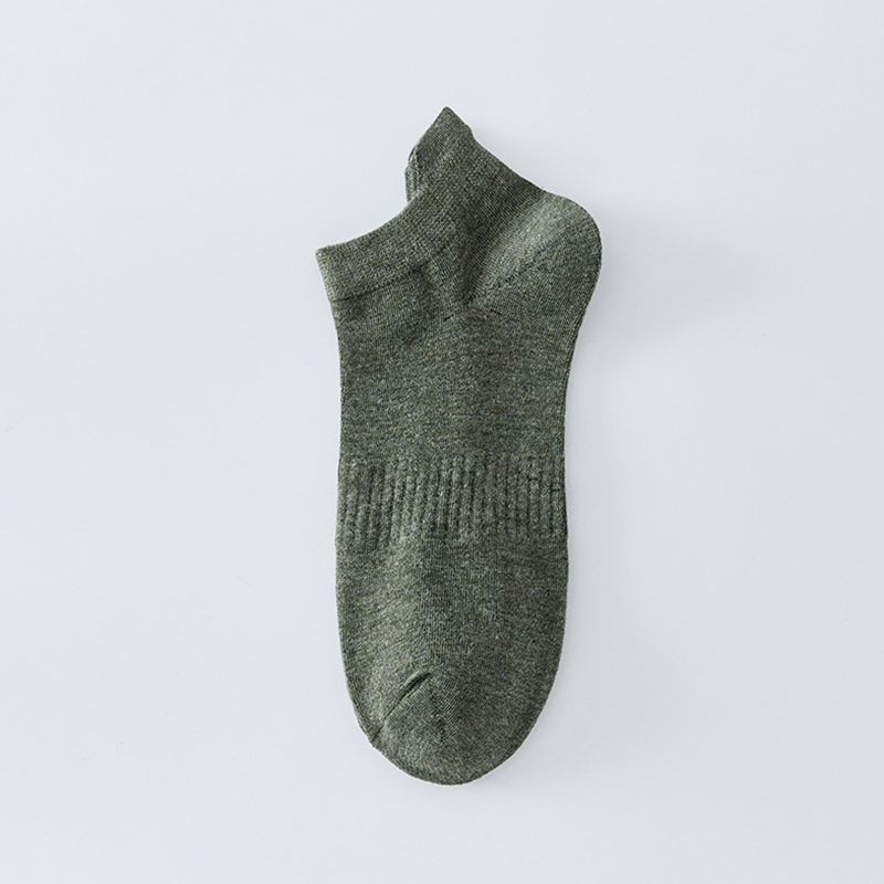Chaussettes respirantes unies (8 paires) - Vert foncé - EU43-48 (US9-13) - image 12