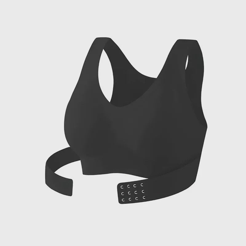 Soutien-gorge sans armatures lissant le dos sans coutures - Noir - 3XL - image 5
