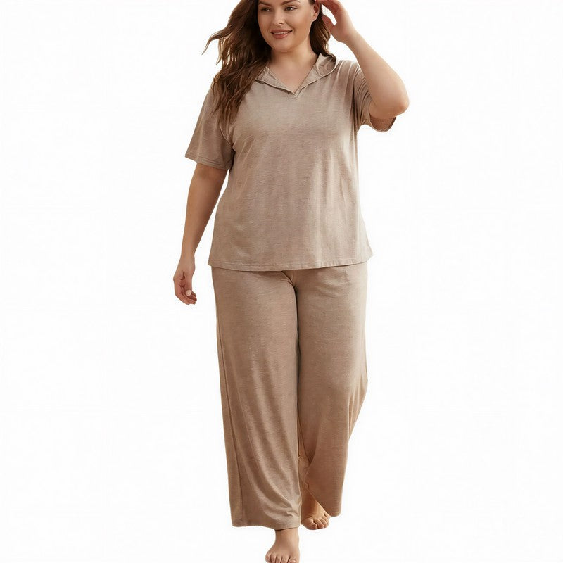 Ensemble pyjama ample à capuche - image 4