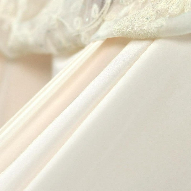 Robe mi-longue à franges en broderie anglaise - image 7