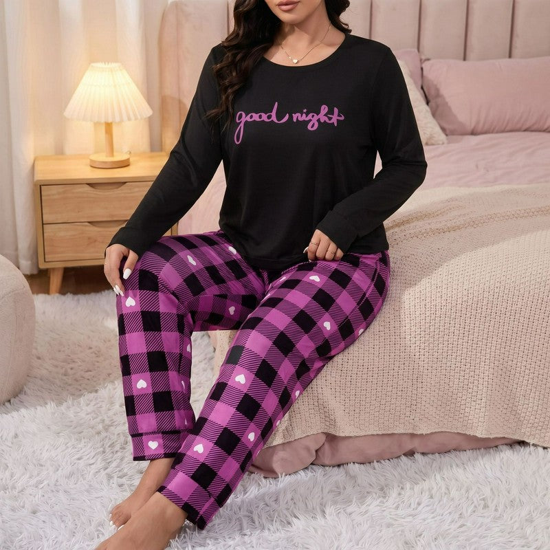 Ensemble pyjama à carreaux Bonne nuit - image 7