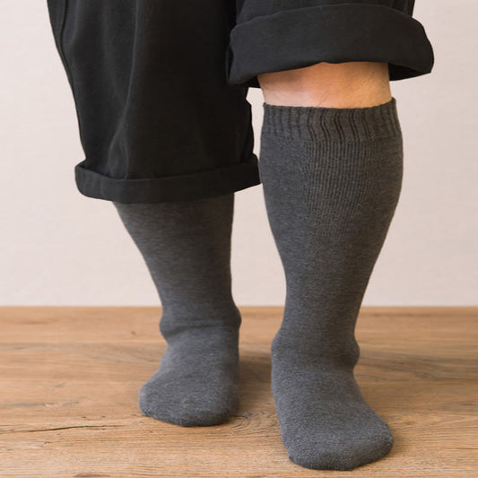 Chaussettes thermiques épaisses hautes grande taille (5 paires)
