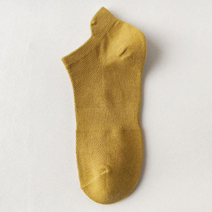 Chaussettes respirantes à oreilles rehaussantes (5 paires) - Jaune foncé - EU44-50 (US10-15) - image 20
