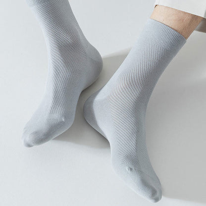 Chaussettes courtes en maille multicolore Plusock (5 paires) - image 7