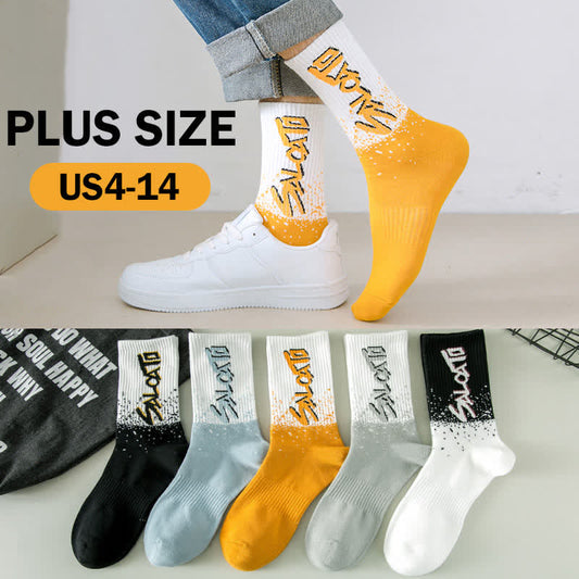 Chaussettes montantes tendance (5 paires) - image 0