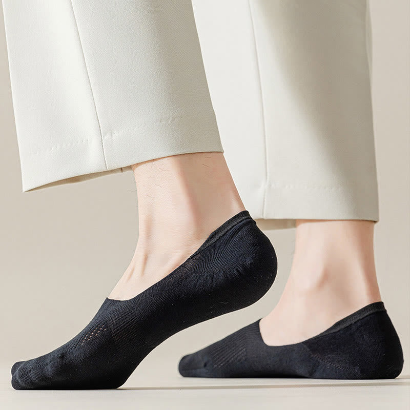 Chaussettes invisibles respirantes en maille (5 paires) - image 9