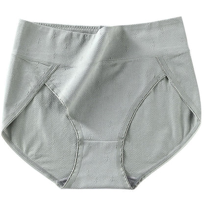 Culotte antibactérienne taille haute grande taille (6 paires)