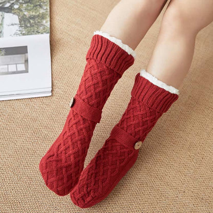 Chaussettes-chaussons douillettes en laine pour Noël - image 2