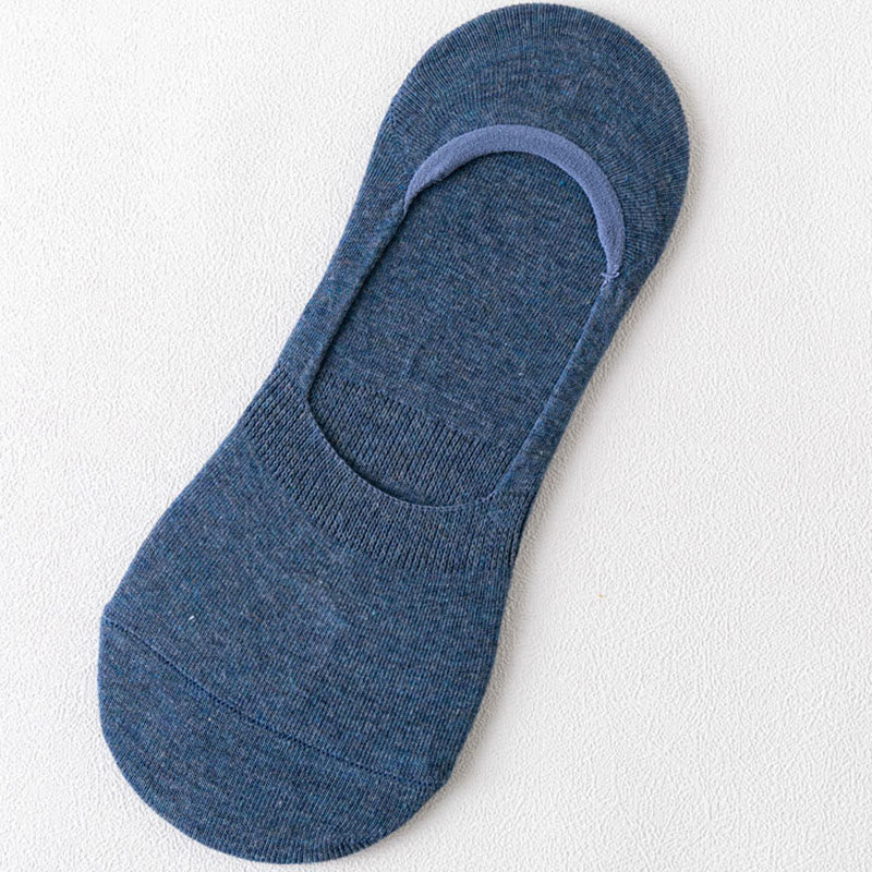 Chaussettes invisibles antidérapantes Plusock (5 paires) - Bleu - EU43-47 (US9.5-12.5) - image 14