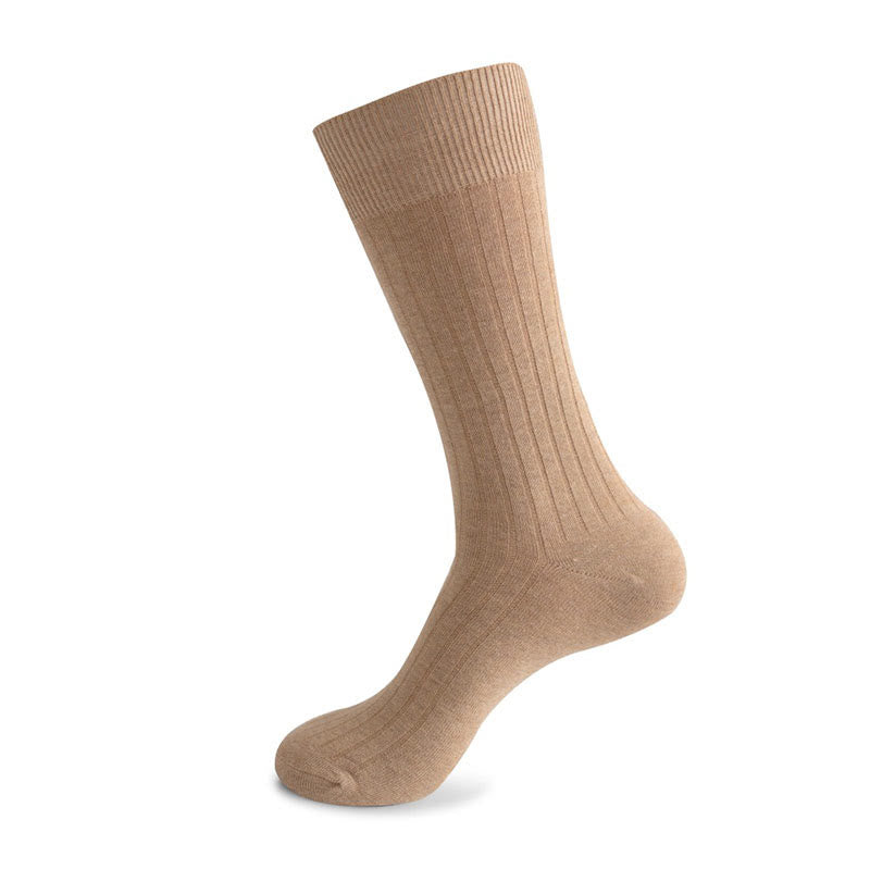 Chaussettes rayées unies (3 paires) - Kaki - EU46-50 (US12-15) - image 15
