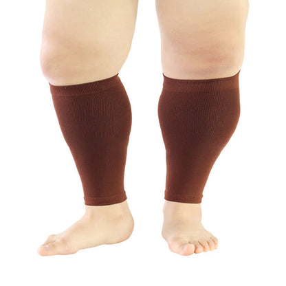 Chaussettes de compression multicolores à larges mollets