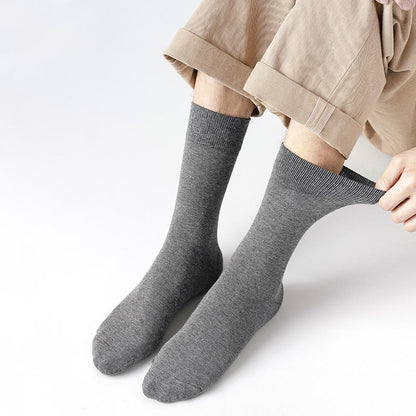 Chaussettes mi-mollet de couleur unie (8 paires) - image 4