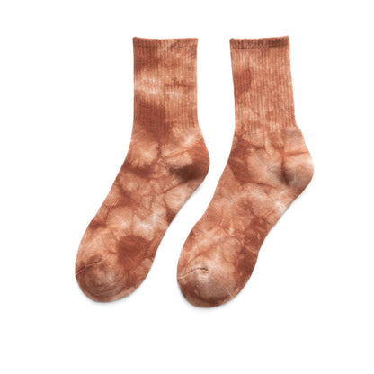 Chaussettes courtes colorées tie-dye Plusock (4 paires) - image 14
