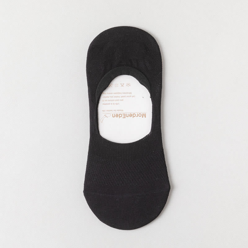 Chaussettes invisibles en maille élastique grande taille (5 paires)