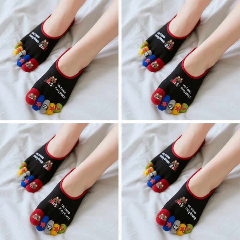 Chaussettes Plusock à motifs amusants (4 paires) - Non-présentation - Noir - EU40-45 (US7-10) - image 27