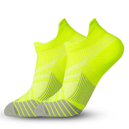 Chaussettes de compression Plusock Comfy Sport pour chevilles (6 paires) - Vert fluorescent - EU41-44 (US7.5-10) - image 9