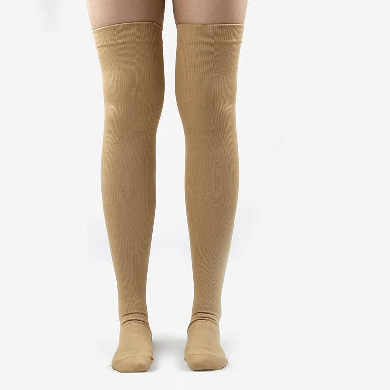 Chaussettes de compression haute élasticité grande taille (3 paires) - image 1