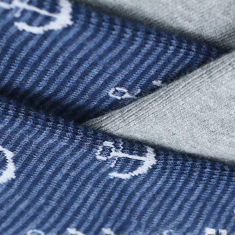 Chaussettes amusantes à motif de gouvernail (5 paires) - image 6