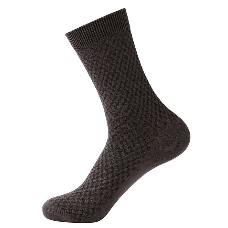 Chaussettes en fibre de bambou (5 paires) - Brun - EU41-48 (US7.5-13) - image 8