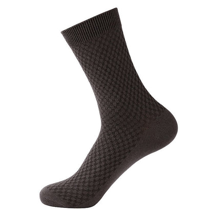 Chaussettes en fibre de bambou (5 paires) - Brun - EU41-48 (US7.5-13) - image 8