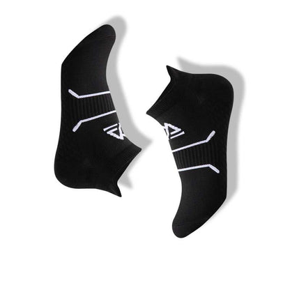 Chaussettes de compression athlétiques rembourrées grande taille (7 paires) - Noir - EU40-45 (US 8-12) - image 8