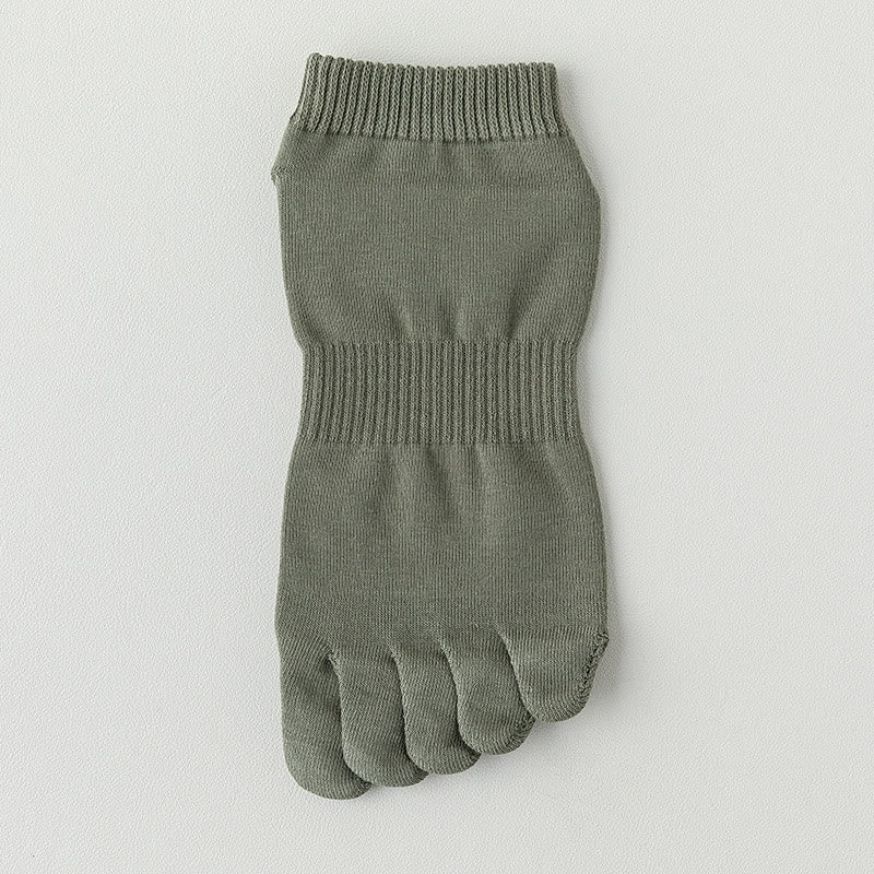 Chaussettes d'alignement des cinq orteils (5 paires) - Vert armée - EU39-46 (US5-12) - image 20
