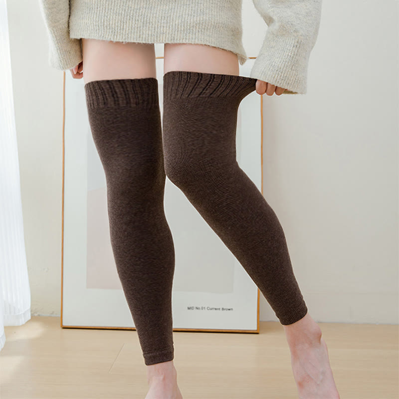 Manchons cuissardes grande taille sans orteils (7 paires)