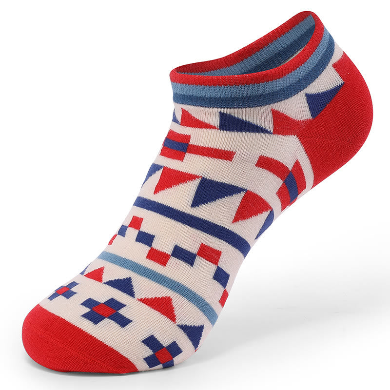 Chaussettes contrastées (5 paires) - image 7