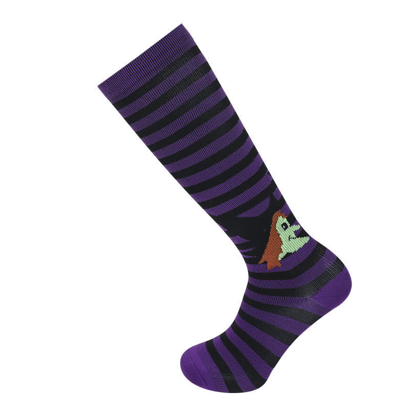 Chaussettes de compression en coton doux pour les fêtes d'Halloween (3 paires) - image 3